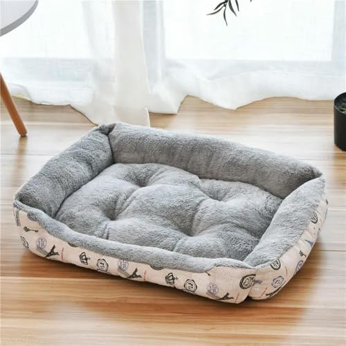 TPIONEER Großes Hundebett für Haustiere, warmes Haus, bonbonfarbenes quadratisches Nest, Haustierzwinger für kleine, mittelgroße und große Hunde, Katzen, Welpen, Hundekörbe in Übergröße TPIONEER Großes Hundebett für Haustiere, warmes Haus, bonbonfarbenes quadratisches Nest, Haustierzwinger für kleine, mittelgroße und große Hunde, Katzen, Welpen, Hundekörbe in Übergröße von TPIONEER