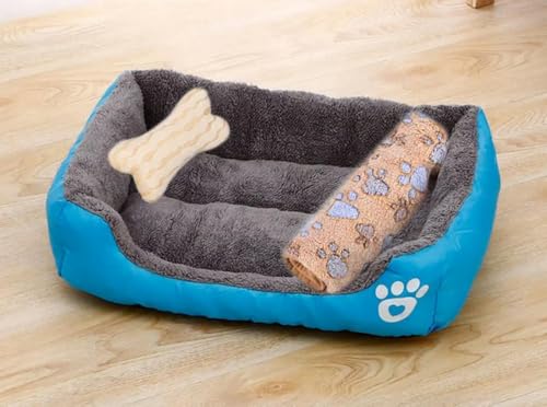 TPIONEER Großes Hundebett für Haustiere, warmes Haus, bonbonfarbenes quadratisches Nest, Haustierzwinger für kleine, mittelgroße und große Hunde, Katzen, Welpen, Hundekörbe in Übergröße TPIONEER Großes Hundebett für Haustiere, warmes Haus, bonbonfarbenes quadratisches Nest, Haustierzwinger für kleine, mittelgroße und große Hunde, Katzen, Welpen, Hundekörbe in Übergröße von TPIONEER