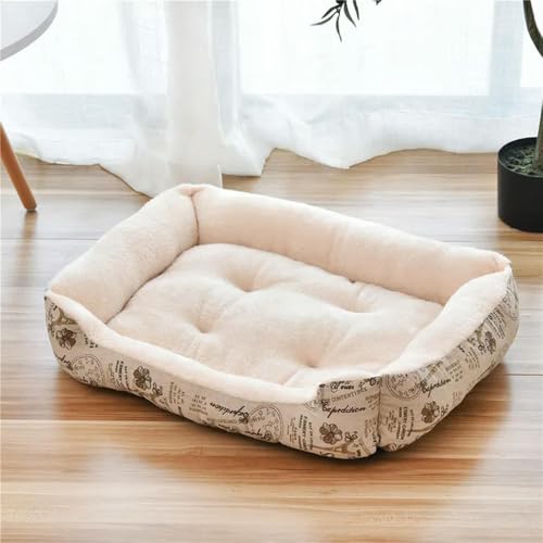 TPIONEER Großes Hundebett für Haustiere, warmes Haus, bonbonfarbenes quadratisches Nest, Haustierzwinger für kleine, mittelgroße und große Hunde, Katzen, Welpen, Hundekörbe in Übergröße TPIONEER Großes Hundebett für Haustiere, warmes Haus, bonbonfarbenes quadratisches Nest, Haustierzwinger für kleine, mittelgroße und große Hunde, Katzen, Welpen, Hundekörbe in Übergröße von TPIONEER