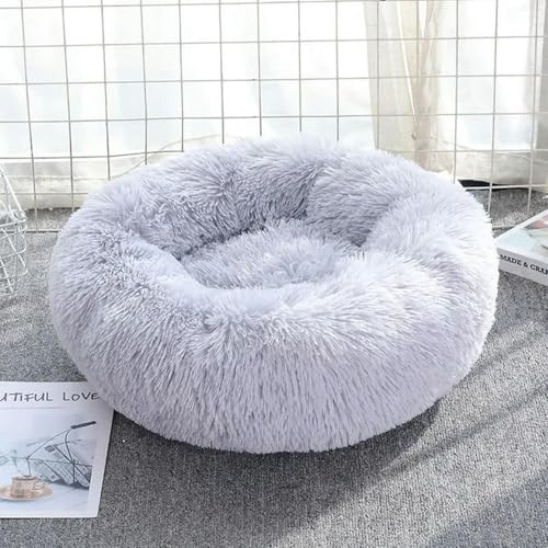 TPIONEER Hundebett, lang, Plüsch, Dount Basket, beruhigende Katzenbetten, Hondenmand, Haustierzwinger, weiches, beruhigendes Hundebett, Haus, Haustier TPIONEER Hundebett, lang, Plüsch, Dount Basket, beruhigende Katzenbetten, Hondenmand, Haustierzwinger, weiches, beruhigendes Hundebett, Haus, Haustier von TPIONEER