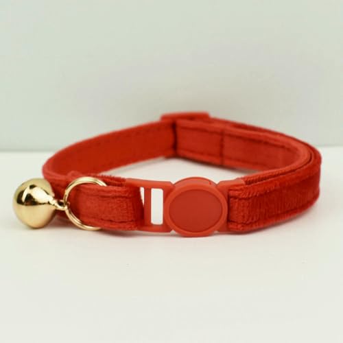TPIONEER Katzenhalsband mit Schleife, verstellbar, Sicherheitshalsband für Haustiere, Samt, verhindert Ersticken der Katze TPIONEER Katzenhalsband mit Schleife, verstellbar, Sicherheitshalsband für Haustiere, Samt, verhindert Ersticken der Katze von TPIONEER