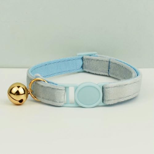 TPIONEER Katzenhalsband mit Schleife, verstellbar, Sicherheitshalsband für Haustiere, Samt, verhindert Ersticken der Katze TPIONEER Katzenhalsband mit Schleife, verstellbar, Sicherheitshalsband für Haustiere, Samt, verhindert Ersticken der Katze von TPIONEER