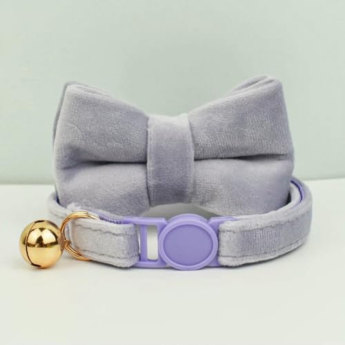 TPIONEER Katzenhalsband mit Schleife, verstellbar, Sicherheitshalsband für Haustiere, Samt, verhindert Ersticken der Katze TPIONEER Katzenhalsband mit Schleife, verstellbar, Sicherheitshalsband für Haustiere, Samt, verhindert Ersticken der Katze von TPIONEER