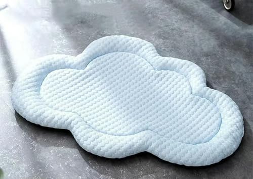 TPIONEER Kühlendes Sommer-Haustier-Katzenbett-Kissen, Eiskissen, Hundeschlafmatte in Wolkenform für Welpen, Hundehütte, kühle blaue Matte TPIONEER Kühlendes Sommer-Haustier-Katzenbett-Kissen, Eiskissen, Hundeschlafmatte in Wolkenform für Welpen, Hundehütte, kühle blaue Matte von TPIONEER