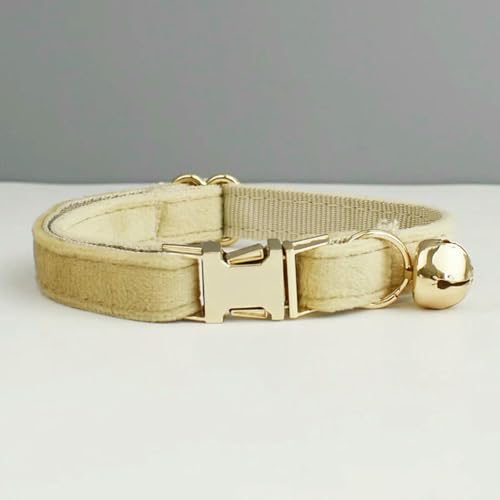 TPIONEER Personalisiertes Katzenhalsband aus Samt, Luxus-Katzenhalsband, INS Wind Velvet, personalisiert mit Namensschild, Glöckchen, Fliege TPIONEER Personalisiertes Katzenhalsband aus Samt, Luxus-Katzenhalsband, INS Wind Velvet, personalisiert mit Namensschild, Glöckchen, Fliege von TPIONEER