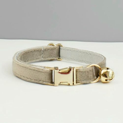 TPIONEER Personalisiertes Katzenhalsband aus Samt mit graviertem Namensschild, modisches Halsband mit Fliege im INS-Stil und Sicherheitsglocke für Katzen TPIONEER Personalisiertes Katzenhalsband aus Samt mit graviertem Namensschild, modisches Halsband mit Fliege im INS-Stil und Sicherheitsglocke für Katzen von TPIONEER