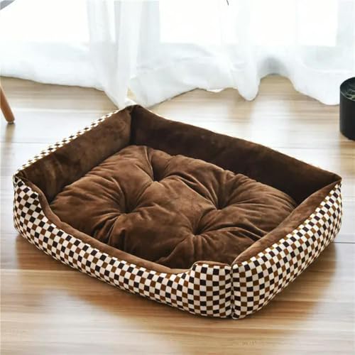 TPIONEER Schlafbett für Haustiere und Katzen, Zwingerkissen, Bett für Hunde, Katzen, Haustiersofa, Hundebedarf, beruhigendes Hundehaus, warmes Pad für Welpen, waschbar TPIONEER Schlafbett für Haustiere und Katzen, Zwingerkissen, Bett für Hunde, Katzen, Haustiersofa, Hundebedarf, beruhigendes Hundehaus, warmes Pad für Welpen, waschbar von TPIONEER
