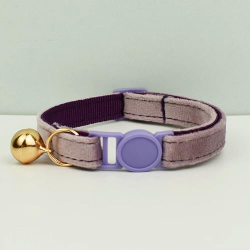 TPIONEER Sicherheits-Katzenhalsband mit Fliege, verstellbares Kätzchenhalsband aus Samt mit Glöckchen, Anti-Würge-Design für Hauskatzen TPIONEER Sicherheits-Katzenhalsband mit Fliege, verstellbares Kätzchenhalsband aus Samt mit Glöckchen, Anti-Würge-Design für Hauskatzen von TPIONEER