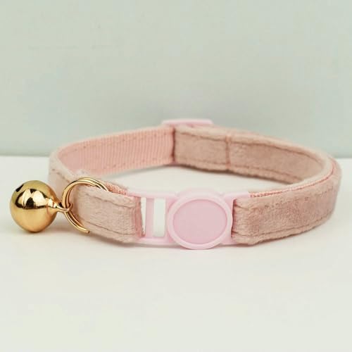 TPIONEER Sicherheits-Katzenhalsband mit Fliege, verstellbares Kätzchenhalsband aus Samt mit Glöckchen, Anti-Würge-Design für Hauskatzen TPIONEER Sicherheits-Katzenhalsband mit Fliege, verstellbares Kätzchenhalsband aus Samt mit Glöckchen, Anti-Würge-Design für Hauskatzen von TPIONEER