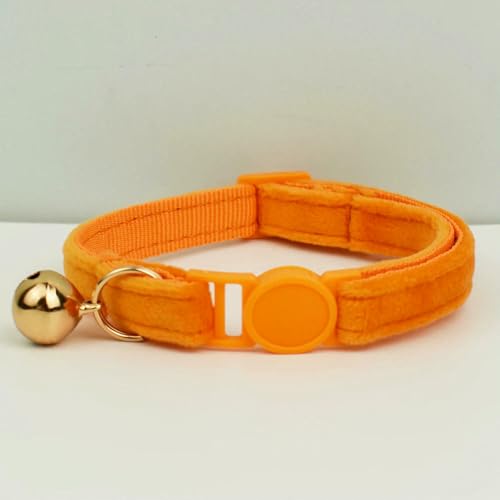 TPIONEER Sicherheits-Katzenhalsband mit Fliege, verstellbares Kätzchenhalsband aus Samt mit Glöckchen, Anti-Würge-Design für Hauskatzen von TPIONEER