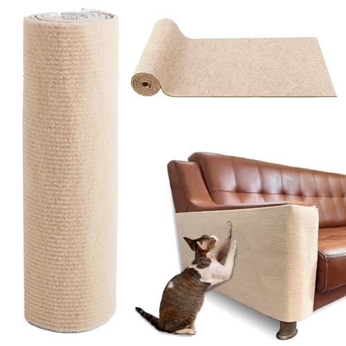 TPTGIAR 2 Stück Kratzmatte Katze, 30cmx100cm Kratzmatte Selbstklebend, Zuschneidbare Katzen Kratzmatte, Kratzmatte Katze Wand für Wandmontage Geeignet Möbel Kratzschutz Tür TPTGIAR 2 Stück Kratzmatte Katze, 30cmx100cm Kratzmatte Selbstklebend, Zuschneidbare Katzen Kratzmatte, Kratzmatte Katze Wand für Wandmontage Geeignet Möbel Kratzschutz Tür von TPTGIAR