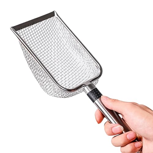 11.22inch Small Hole Stainless Steel Cat Litter Scoop, Antihaftbeschichteter Großer Scooper, Robuster Edelstahl-Kätzchenschaufel Mit Komfort Langemgriff Zum Kotsieben Und Für Die Katzentoilette 11.22inch Small Hole Stainless Steel Cat Litter Scoop, Antihaftbeschichteter Großer Scooper, Robuster Edelstahl-Kätzchenschaufel Mit Komfort Langemgriff Zum Kotsieben Und Für Die Katzentoilette von TQEBWUS