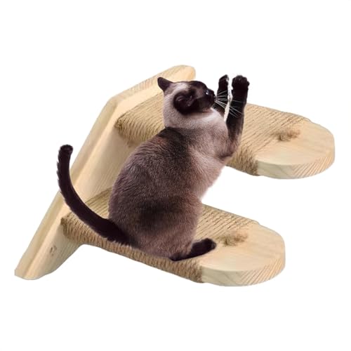 TQEBWUS Katzen-Wandstufen, Katzen-Kletterregal zur Wandmontage | Stabile Katzenkletterstufen Katzentreppe,Platzsparende, sichere Katzentreppen und Stufen zum Klettern, Spielen und Ausruhen von Katzen TQEBWUS Katzen-Wandstufen, Katzen-Kletterregal zur Wandmontage | Stabile Katzenkletterstufen Katzentreppe,Platzsparende, sichere Katzentreppen und Stufen zum Klettern, Spielen und Ausruhen von Katzen von TQEBWUS