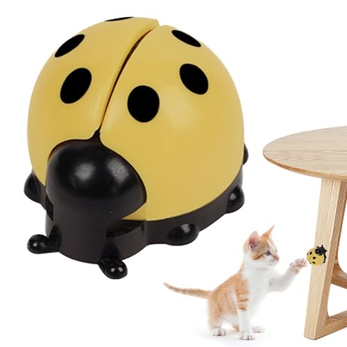 TQEBWUS Katzenminze-Bälle für Katzen, Katzenminze-Ball-Spielzeug, Niedlicher Katzenminze-Wandroller in Marienkäferform, Essbarer Spielzeugball mit Katzenminze, Katzen-Beißspielzeug, Kätzchenspielzeug TQEBWUS Katzenminze-Bälle für Katzen, Katzenminze-Ball-Spielzeug, Niedlicher Katzenminze-Wandroller in Marienkäferform, Essbarer Spielzeugball mit Katzenminze, Katzen-Beißspielzeug, Kätzchenspielzeug von TQEBWUS