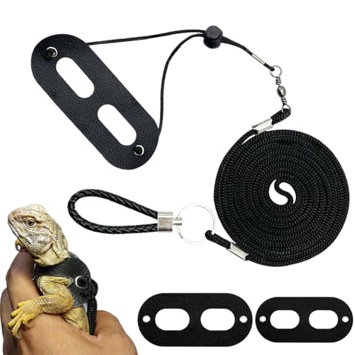 TQEBWUS Leine Für Bartagamen | Bartagamen Geschirr Set,Verstellbare Zugleine Für Kleintiere Reise Hamster Freigang Schildkröten TQEBWUS Leine Für Bartagamen | Bartagamen Geschirr Set,Verstellbare Zugleine Für Kleintiere Reise Hamster Freigang Schildkröten von TQEBWUS
