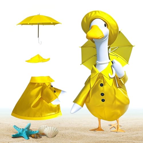TQEBWUS Outfits für Veranda-Enten – niedliches Enten-Kostüm für Veranda und Veranstaltungen, Cosplay-Kostüm, wetterfest, Dekoration für den Außenbereich, festlicher Stil für Hochzeiten, Gartenpartys von TQEBWUS