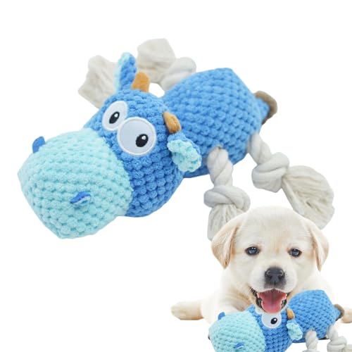 TQEBWUS Robustes, quietschendes Hundespielzeug, Kuh-Hundespielzeug - Quietschendes Kuh-Hundespielzeug - Interaktive Haustierpuppe, um sie zu beschäftigen, drinnen und draußen Spielen, Haustierbedarf TQEBWUS Robustes, quietschendes Hundespielzeug, Kuh-Hundespielzeug - Quietschendes Kuh-Hundespielzeug - Interaktive Haustierpuppe, um sie zu beschäftigen, drinnen und draußen Spielen, Haustierbedarf von TQEBWUS