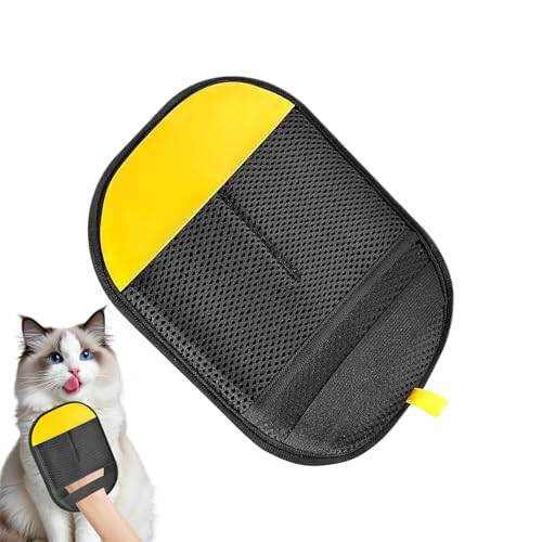 TQEBWUS Statische Handschuhe Für Tierhaare,Statische Haarentfernung Handschuhe Für Haustier Katze - Wiederwaschbarer Fellpflege Handschuh Für Haustiere Sofa Auto Teppich Kleidung von TQEBWUS