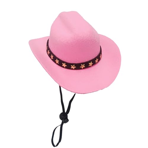 TQEBWUS Westernhut Für Katze Und Hund,Tier Cowboy Kostüm Hut | Partyzubehör für Hunde und Katzen Kostüm Caps zum täglichen Tragen Karneval Halloween Western Partys von TQEBWUS