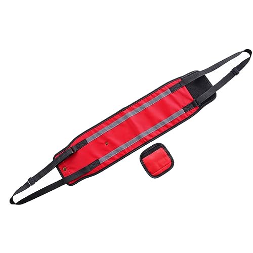 Dog Lift Harness Adjustable Dog Sling for Dogs,Portable Dog Sling,Hip Support Harness to Help Lift Rear for Canine,Up and Down Stairs (Color : Red, Size : S) von TQQEPOOL