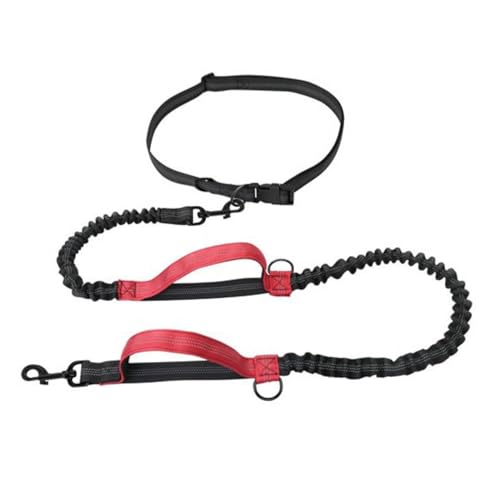Hüftgeschirr for Hunde for Laufen Mit Leinen,Handlose Hundeleine Mit Verstellbarem Gürtel,Perfekt for Laufen,Joggen,Spazierengehen(Color:Red) von TQQEPOOL