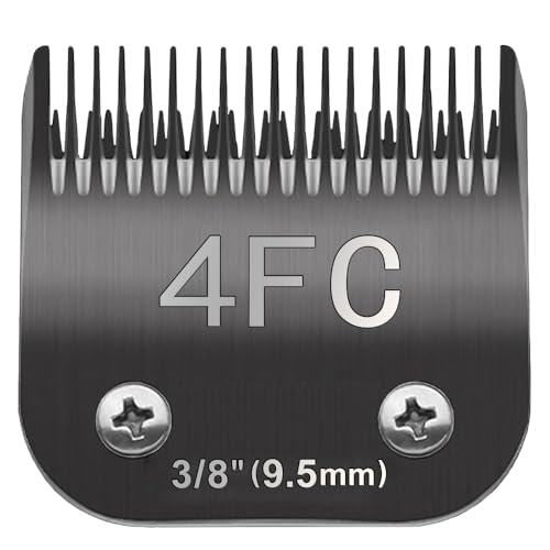 TRAH 4FC Ersatzklingen für Hundepflege, kompatibel mit Andis-Hunde-Schermaschinen, den meisten A5, Wahl KM Serie, abnehmbare Keramikklinge, Größe 4FC, Schnittlänge 9,5 mm, Schwarz TRAH 4FC Ersatzklingen für Hundepflege, kompatibel mit Andis-Hunde-Schermaschinen, den meisten A5, Wahl KM Serie, abnehmbare Keramikklinge, Größe 4FC, Schnittlänge 9,5 mm, Schwarz von TRAH