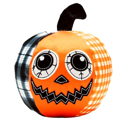 TREATS BY MYA Halloween Plüsch Hundespielzeug Kürbis Quietschspielzeug Langlebig Weich Kauspielzeug für Kleine bis Große Hunde TREATS BY MYA Halloween Plüsch Hundespielzeug Kürbis Quietschspielzeug Langlebig Weich Kauspielzeug für Kleine bis Große Hunde von TREATS BY MYA