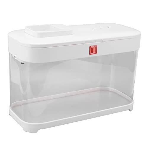 TREETDOBV Intelligentes Aquarium-Set, Selbstreinigendes Aquarium, Kleines Aquarium, Weißes Öko-Aquarium, Kleines Desktop-USB-Aquarium, Inklusive LED-Beleuchtung und Filterung für Zuhause TREETDOBV Intelligentes Aquarium-Set, Selbstreinigendes Aquarium, Kleines Aquarium, Weißes Öko-Aquarium, Kleines Desktop-USB-Aquarium, Inklusive LED-Beleuchtung und Filterung für Zuhause von TREETDOBV