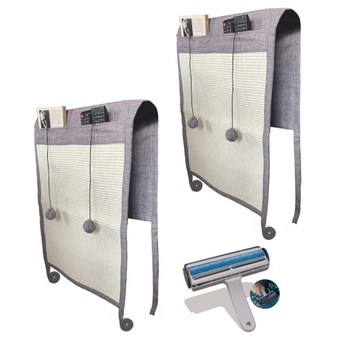 TREKAM Set 2X Katzen Kratzmatte Kratzschutz Sofa und Haarentferner mit elastischen Spielzeugbällen und Taschen, Sofaschutz, Sisal-Nagelschärfer für Ihre Kätzchen, Kratzer, kratztonne für Katzen. TREKAM Set 2X Katzen Kratzmatte Kratzschutz Sofa und Haarentferner mit elastischen Spielzeugbällen und Taschen, Sofaschutz, Sisal-Nagelschärfer für Ihre Kätzchen, Kratzer, kratztonne für Katzen. von TREKAM