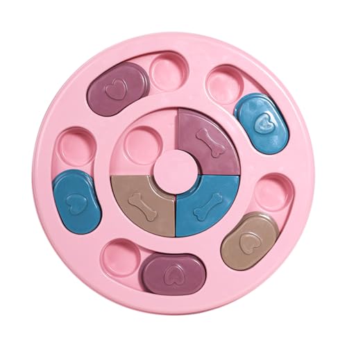 TRIGRAND Hunde-Puzzle-Spielzeug, Hundespielzeug gegen Langeweile für Hunde-Puzzle (Rosa) von TRIGRAND
