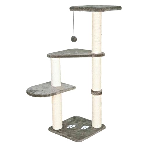 TRIXIE Kratzbaum Altea 117 cm in platingrau – mehrstöckiger Katzenbaum mit gemütlichen Liegeflächen und robusten Kratzflächen, komfortabel & stabil – 43882 TRIXIE Kratzbaum Altea 117 cm in platingrau – mehrstöckiger Katzenbaum mit gemütlichen Liegeflächen und robusten Kratzflächen, komfortabel & stabil – 43882 von TRIXIE