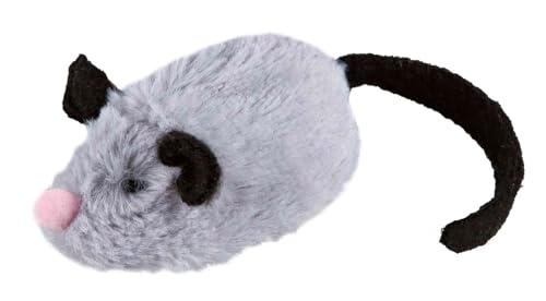TRIXIE Active-Mouse, Plüsch, 8 cm - Katzenspielzeug, Plüsch, für kleine Hunde TRIXIE Active-Mouse, Plüsch, 8 cm - Katzenspielzeug, Plüsch, für kleine Hunde von TRIXIE