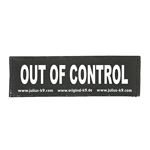Julius-K9 162LR-G-33486 Klettaufschrift, OUT OF CONTROL, schwarz Julius-K9 162LR-G-33486 Klettaufschrift, OUT OF CONTROL, schwarz von TRIXIE
