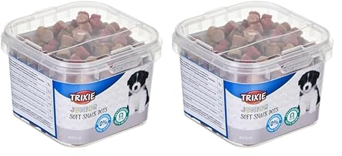 Junior Soft Snack Dots mit Omega3, 140 g (Packung mit 2) von TRIXIE