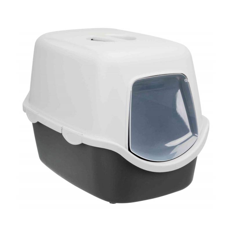 Katzentoilette Vico mit Haube - Aquamarin / Weiß von TRIXIE