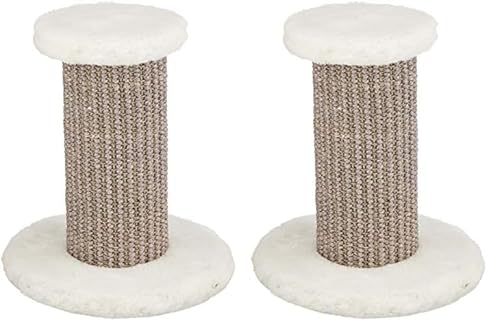 TRIXIE Kletterstufe für Katzen zur Wandmontage, 22x18 cm, grau/weiß (Packung mit 2) von TRIXIE
