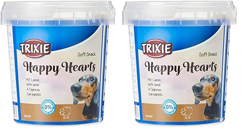 Soft Snack Happy Hearts, 500 g (Packung mit 2) von TRIXIE