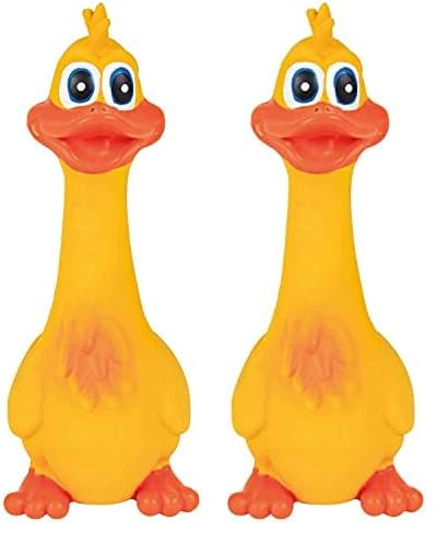 TRIXIE, Hund, 35474 Ente, Tierstimme, Latex/Polyestervlies, Alle Größen, 18 cm (Packung mit 2) von TRIXIE