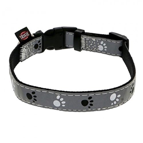 TRIXIE Silver Reflect Halsband Größe L–XL: Halsumfang 40–65 cm/25 mm in schwarz/silbergrau - stark reflektierendes Halsband für große bis sehr große Hunde, gute Sichtbarbarkeit im Dunkeln, 12224 TRIXIE Silver Reflect Halsband Größe L–XL: Halsumfang 40–65 cm/25 mm in schwarz/silbergrau - stark reflektierendes Halsband für große bis sehr große Hunde, gute Sichtbarbarkeit im Dunkeln, 12224 von TRIXIE