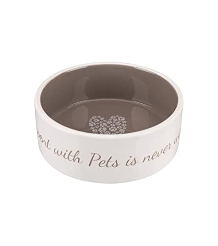 TRIXIE 25054 Napf Pet's Home, Keramik, 0,8 l/ø 16 cm, Creme/Taupe TRIXIE 25054 Napf Pet's Home, Keramik, 0,8 l/ø 16 cm, Creme/Taupe von TRIXIE