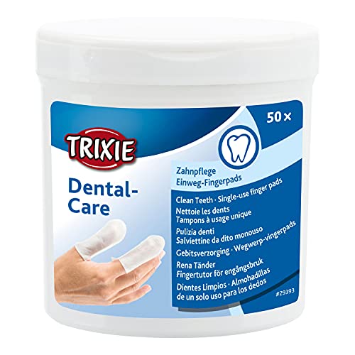 TRIXIE 29393 Dental Care Zahnpflege, Fingerpads, 50 St. TRIXIE 29393 Dental Care Zahnpflege, Fingerpads, 50 St. von TRIXIE