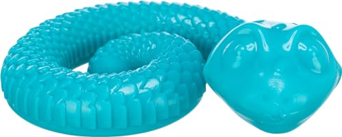 TRIXIE Snack-Snake, für alle Hunderassen geeignet, petrol, 34950, Gummi TRIXIE Snack-Snake, für alle Hunderassen geeignet, petrol, 34950, Gummi von TRIXIE