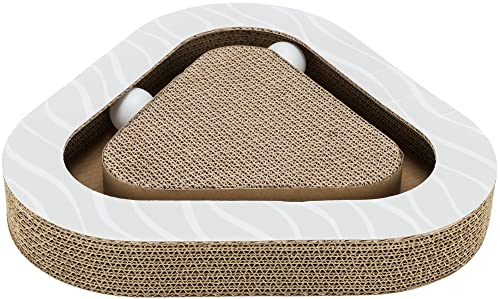 TRIXIE 48009 Kratzpappe mit Bällen, Katzenminze, 36 × 5 × 36/36 cm, braun TRIXIE 48009 Kratzpappe mit Bällen, Katzenminze, 36 × 5 × 36/36 cm, braun von TRIXIE