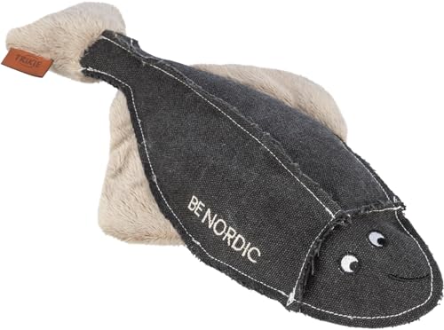 TRIXIE Be Nordic Plüschtiere für Hunde Scholle Hajo – maritimes Kuscheltier für Hunde zum Spielen und Kuscheln – robust & langlebig - 36061 von TRIXIE