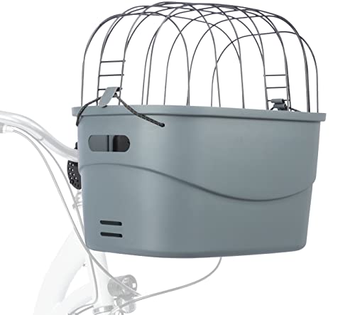 TRIXIE Hundekorb für das Fahrrad vorne bis 5 kg 42 × 39 × 30 cm - Hundefahrradkorb für den Lenker – aus Kunststoff und Gitter mit Schnellfixierung, 13096 TRIXIE Hundekorb für das Fahrrad vorne bis 5 kg 42 × 39 × 30 cm - Hundefahrradkorb für den Lenker – aus Kunststoff und Gitter mit Schnellfixierung, 13096 von TRIXIE