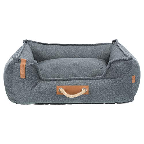 TRIXIE Robustes und hochwertiges Hundebett BE Nordic Bett Föhr Soft, eckig, 60 × 50 cm, grau- 37602 TRIXIE Robustes und hochwertiges Hundebett BE Nordic Bett Föhr Soft, eckig, 60 × 50 cm, grau- 37602 von TRIXIE