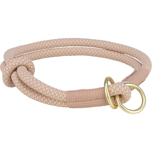 TRIXIE Halsband voor Hond Soft Half-Slip Roze/lichtroze 50x1 cm, Gr. L = Kopfumfang bis 55 cm von TRIXIE
