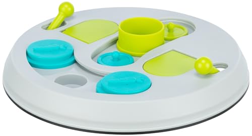 TRIXIE Hide N Slide Kaninchen-Aktivität – Interaktives Kleintier-Spielzeug für geistige Stimulation, Bereicherung, Verstecken und Suchen, Gehirnaufgabe, verbessert die kognitive Entwicklung von TRIXIE