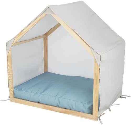 TRIXIE Höhle Lias mit Holzgestell, 88 × 89 × 61 cm, Sand/blau TRIXIE Höhle Lias mit Holzgestell, 88 × 89 × 61 cm, Sand/blau von TRIXIE