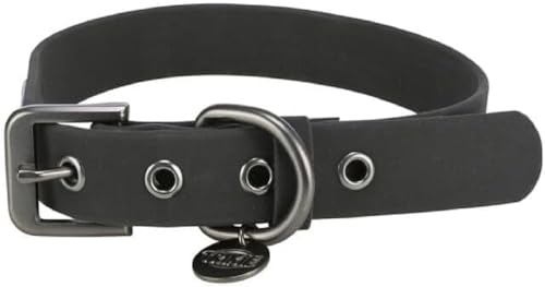 TRIXIE Hunde-Halsband CityStyle L-XL: Halsumfang 50-57cm/30mm schwarz - Hochwertiges PVC Halsband für große – sehr große Hunde, verstellbar, wasserabweisend & abwischbar, 1971801 TRIXIE Hunde-Halsband CityStyle L-XL: Halsumfang 50-57cm/30mm schwarz - Hochwertiges PVC Halsband für große – sehr große Hunde, verstellbar, wasserabweisend & abwischbar, 1971801 von TRIXIE